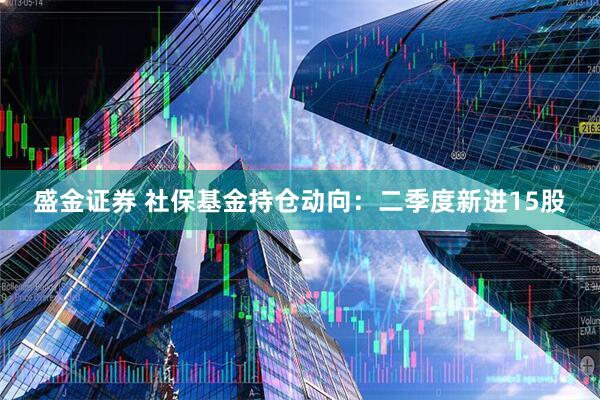 盛金证券 社保基金持仓动向:二季度新进15股
